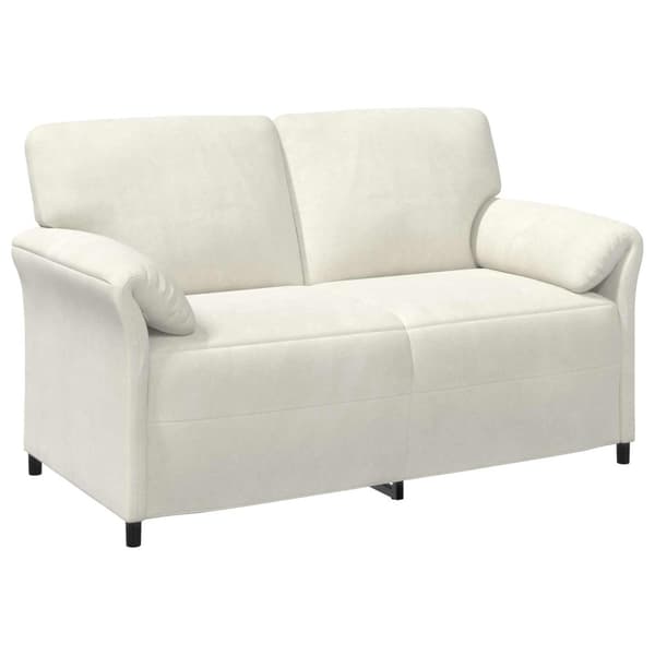 2-sits soffa Gräddvit 158 x 83 x 95 cm Sammet
