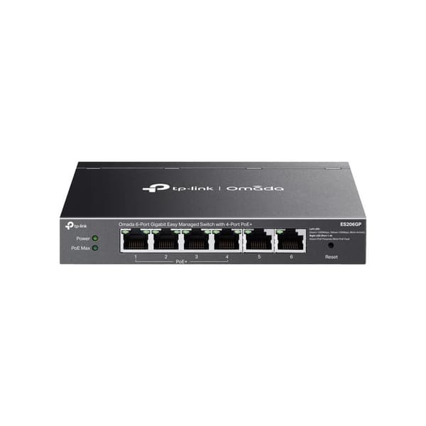 TP-Link Omada ES206GP V1 - switch - 6 portar - Administrerad