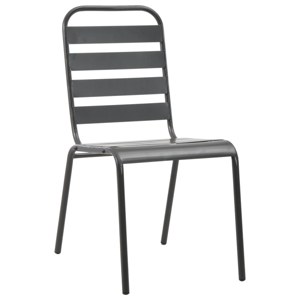 Trädgårdsmöbelset 11 pcs Antracit Pulverlackerad stål