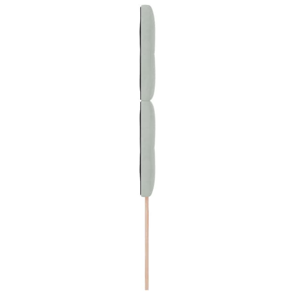 Huvudgavel Ljusgrå 90 cm Sammet