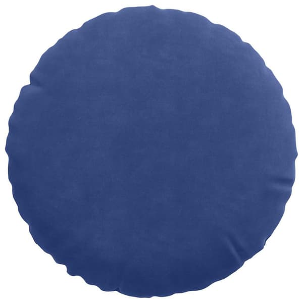 Sittkuddar 2 pcs Polisblå Ø30 x 13 cm Sammet