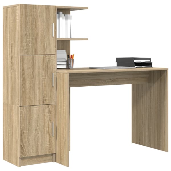 Skrivbord 2 pcs Sonoma-ek