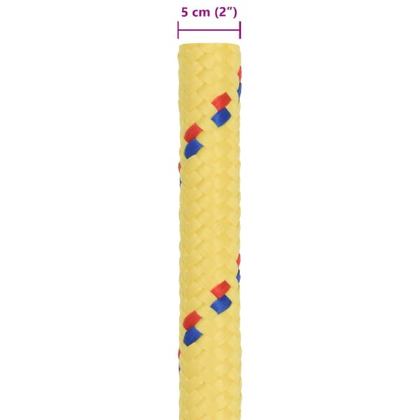 Båtsnöre 5 mm 25 m Gul