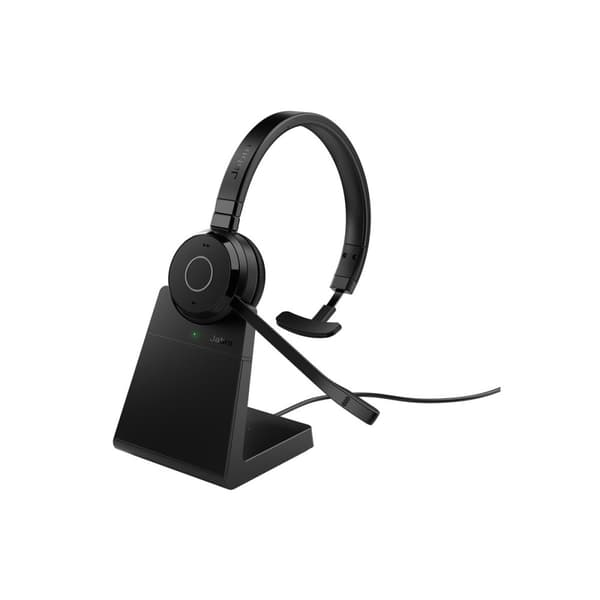 Jabra Evolve 65 TE Mono - headset - USB-A via Bluetooth-adapter
