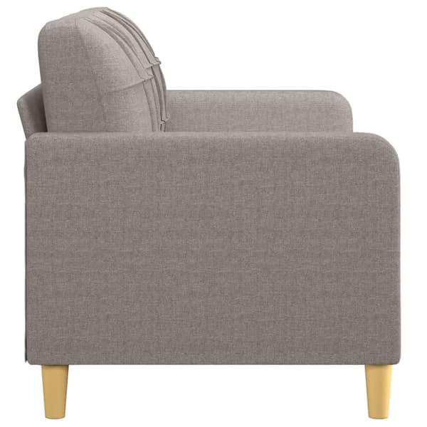 2-sitssoffa taupe 140 cm tyg