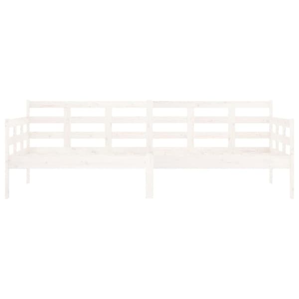 Dagbädd vit 80x200 cm massiv furu