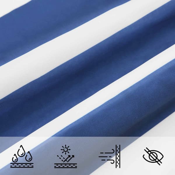 Solskugge segel 3,5 x 2,5 m 100% polyester oxford Rektangulär