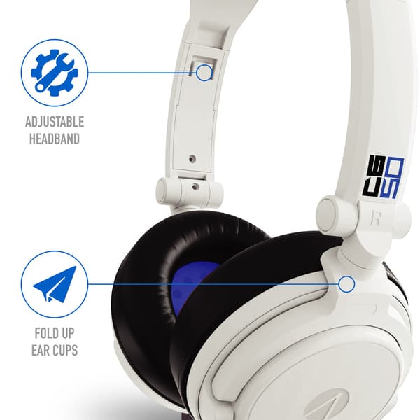 Stealth C6-50 Gaming Headset for PS4/PS5, XBOX, Switch, PC - Blue/White