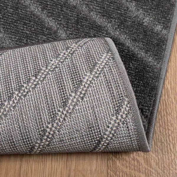 Områdesmattor PALMERAS Antracit 200 x 80 cm Polyester