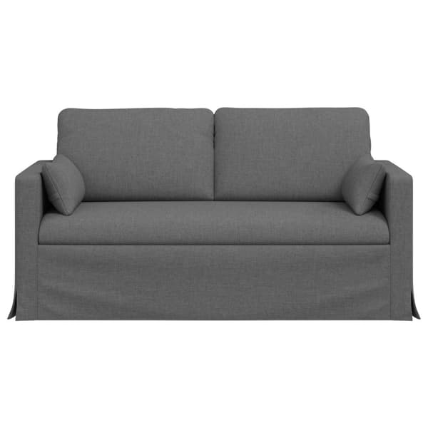 Soffa Mörkgrå 158 x 78 x 80 cm tyg