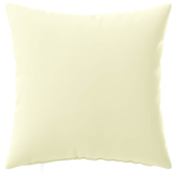Kuddöverdrag 2 st HEERLEN Gräddvit 50 x 50 cm Polyester