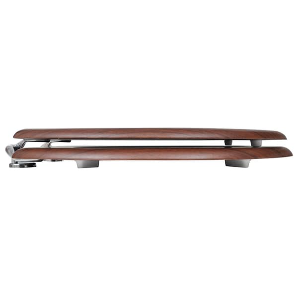 Toalettsitsar med lock 2 st MDF brun