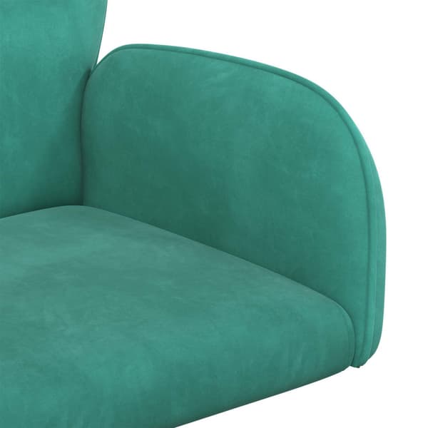 Svanstol 54 x 55 x 90 cm Turkos Sammet