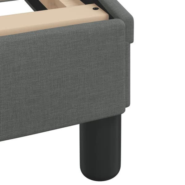 Bed Frame "Dover" Dark Grey 180x200 cm Fabric