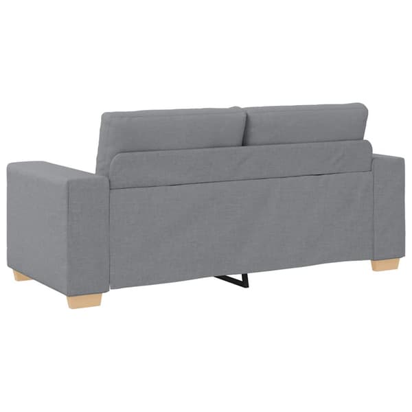 Loveseat soffa ljusgrå 180x77x82 cm tyg