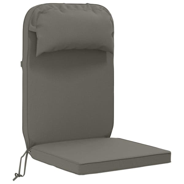 Solsängkudde 100% Polyester Grå 55 x 124 x 5 cm