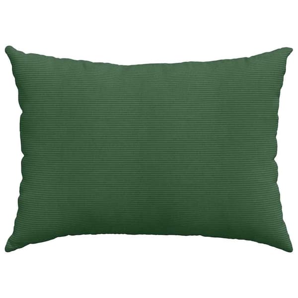 Sofakuddar 2 pcs Mörkgrön 70 x 50 cm Kordread tyg