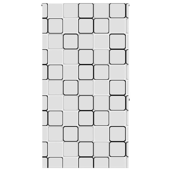 Rullgardin för dusch 130x240 cm tyg bredd 126 cm