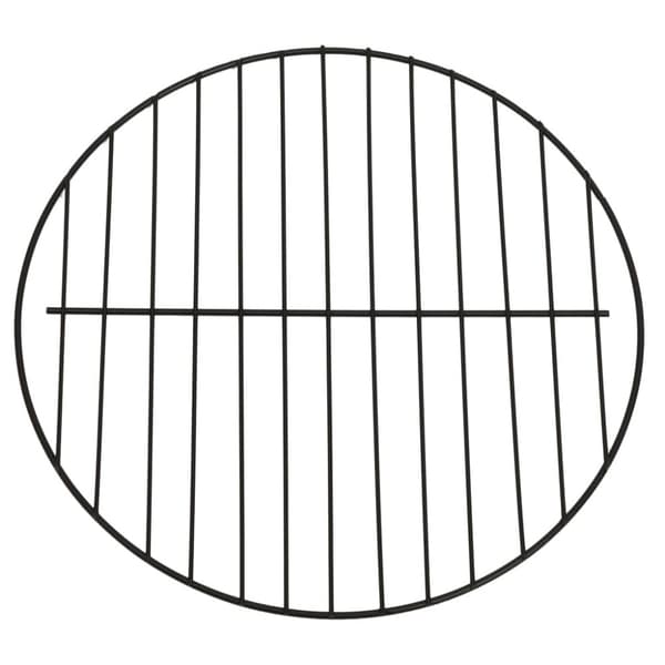 2-i-1 Eldstad grill och eldgaffel 59x59x60 cm rostfritt stål