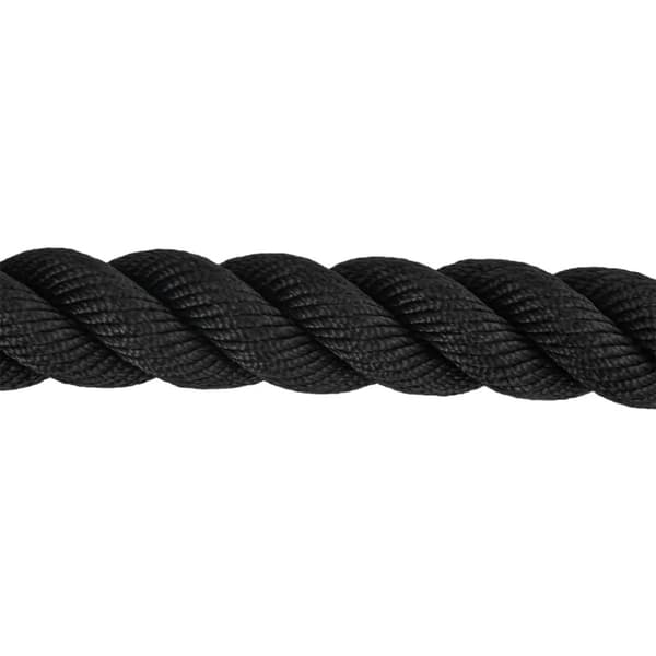 Stridsrep svart 15 m 11 kg polyester