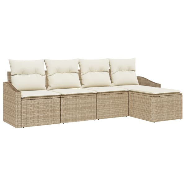 Soffset 5 st Beige konstrotting