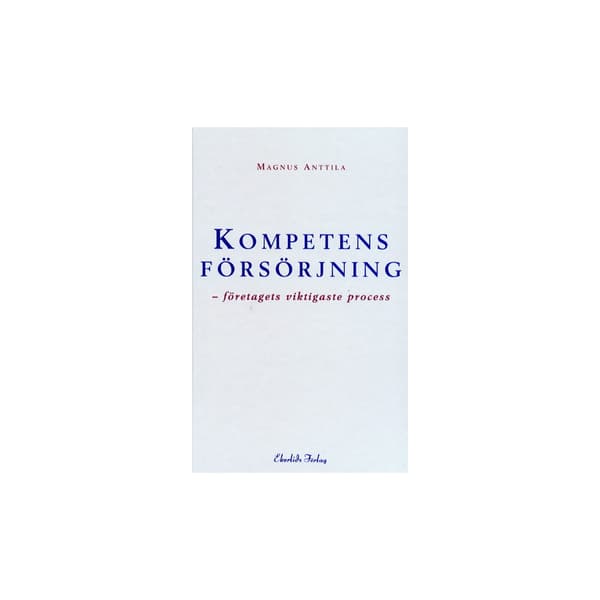 Kompetensförsörjning (bok, kartonnage)