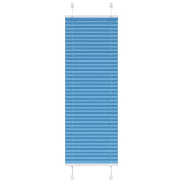 Plisserad persienn blå 40x150 cm tyg bredd 39,4cm polyester