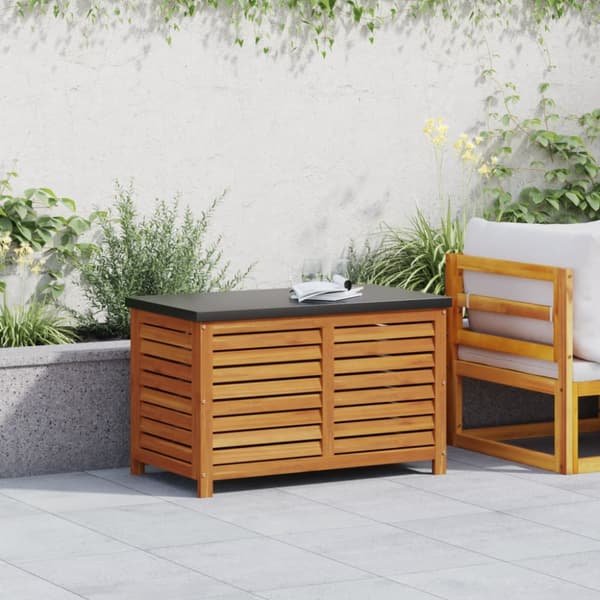 Dynbox 90x48x55 cm massivt eukalyptusträ