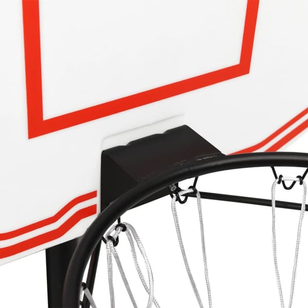 Basketplatta vit 90x60x2 cm polyeten