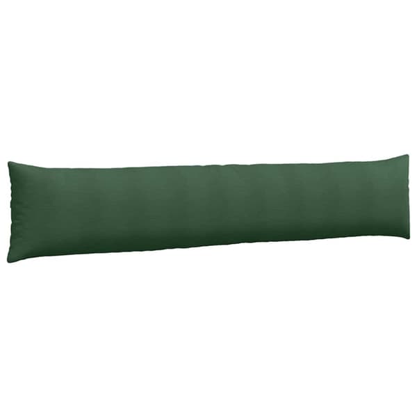 Sofakuddar 2 pcs Mörkgrön 200 x 40 cm Kordread tyg