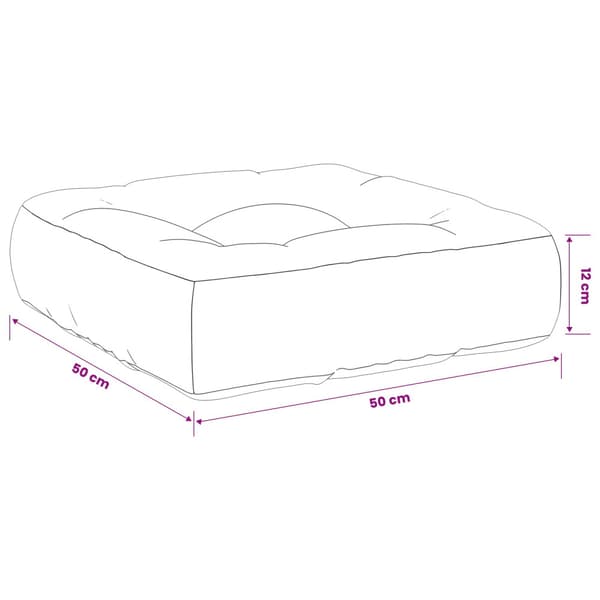4-delade Sittdynor VIANEN 4 st 100% Polyester Svart