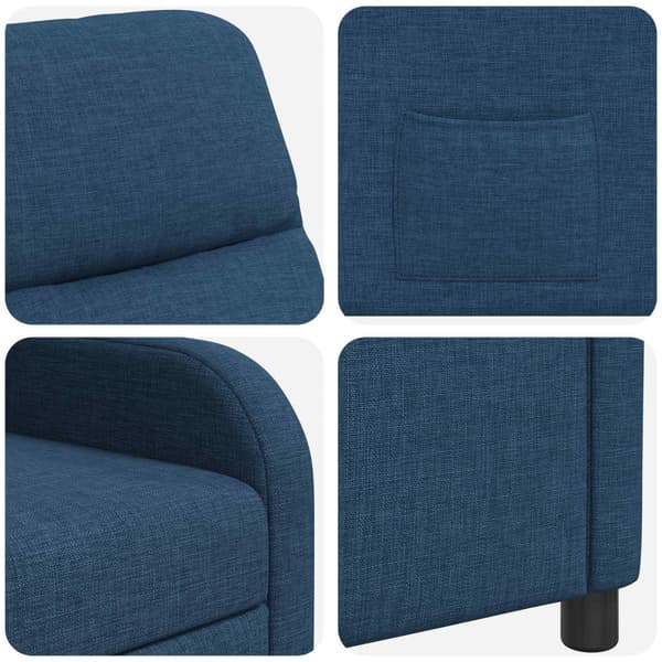 Recliner Blå Tyg