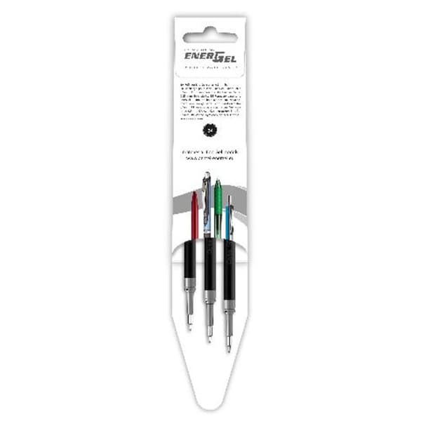 Refill PENTEL EnerGel needle svart 3/fp