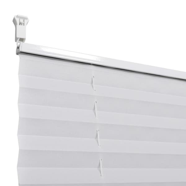 Plisségardin 50x100 cm vit