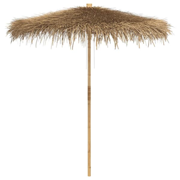 Tikiparasoll med bananbladstak 240 cm bambu
