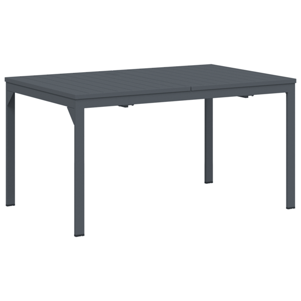 Trädgårdsmöbelset 9 pcs Antracit Pulverlackerad stål