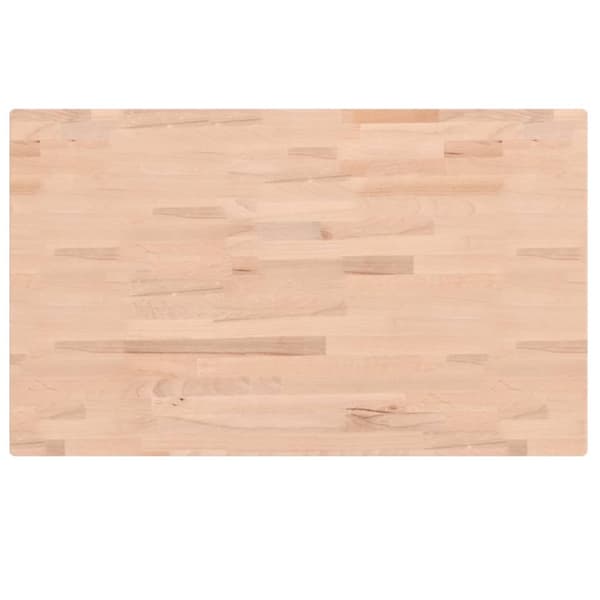 Arbetsbänk 100x60x83 cm massiv bok rektangulär