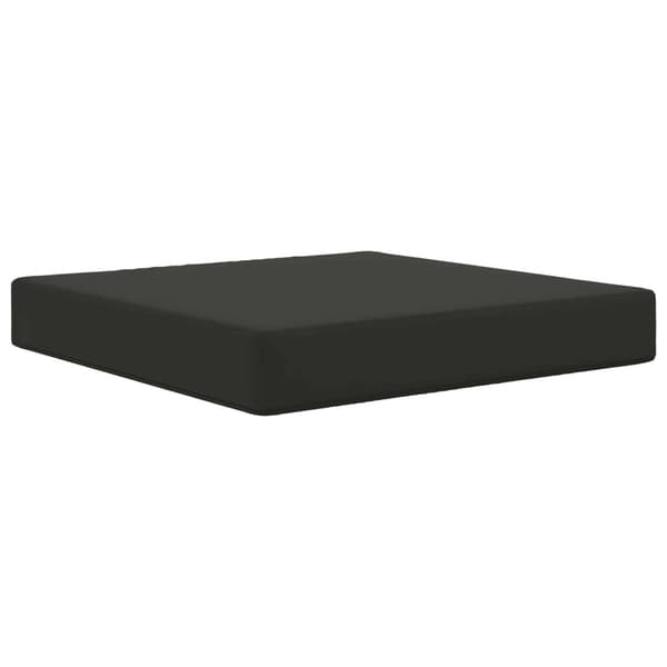 Utomhus Soffa Kudde Svart 60 x 60 x 8 cm Polyester