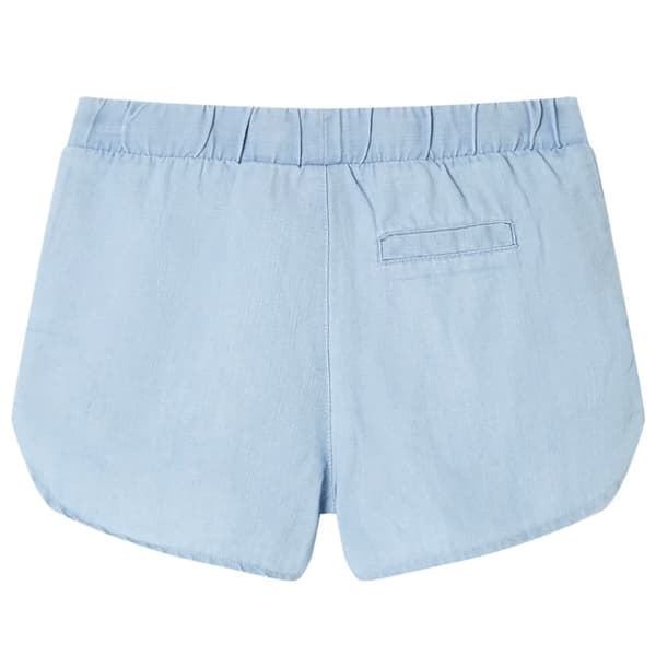 Barnshorts mjuk denimblå 140