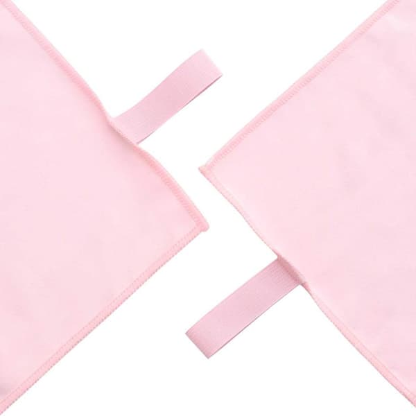 Sporthandduk Set 2 pcs Rosa tyg