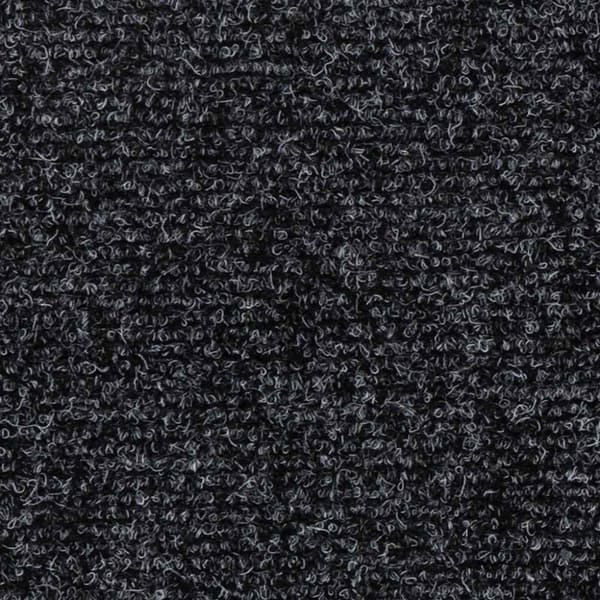 Trappmattor självhäftande 30 st 76x20 cm mörkgrå rektangulära