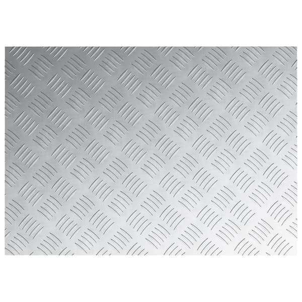Trappsteg Rektangulär 2 pcs Silver 70 x 50 cm Aluminium