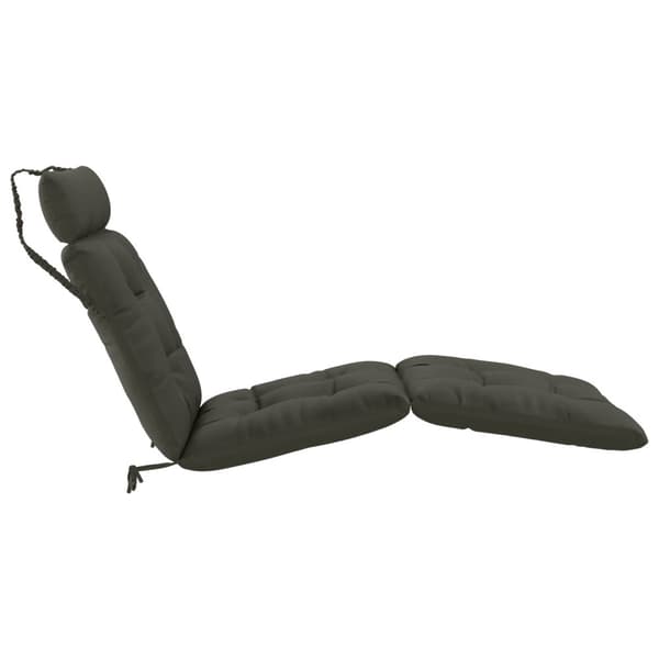 Solstol Kudde VIANEN 100% Polyester Antracit 200 x 90 x 8 cm