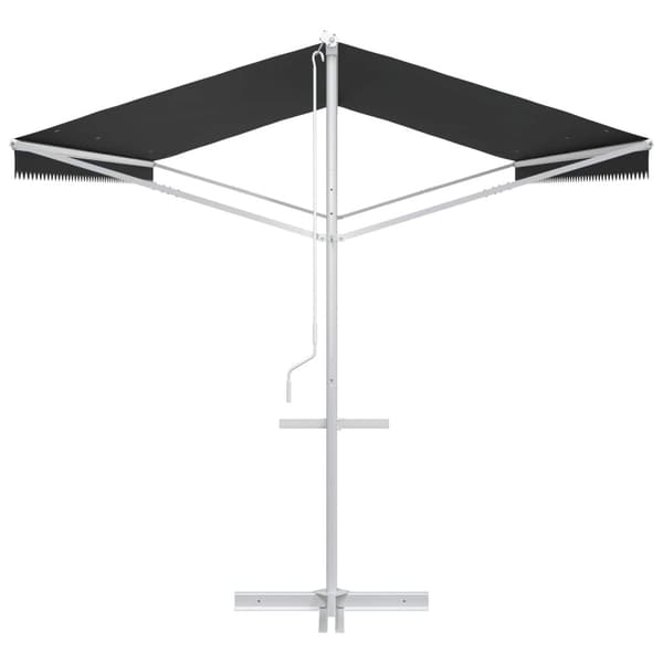 Fristående markis Antracit 6 x 3 m Polyester