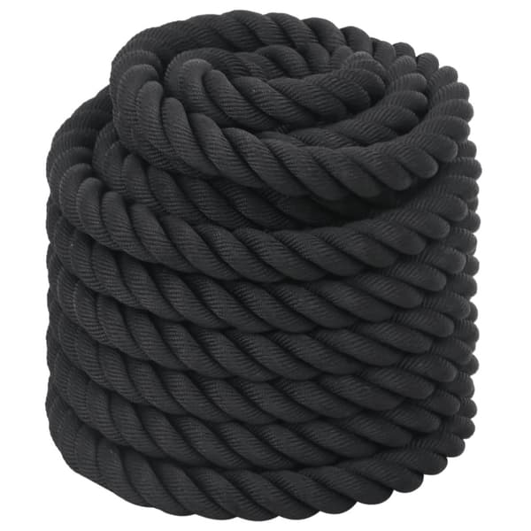 Stridsrep svart 15 m 11 kg polyester