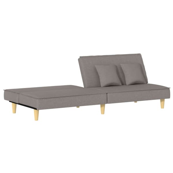Bäddsoffa taupe tyg
