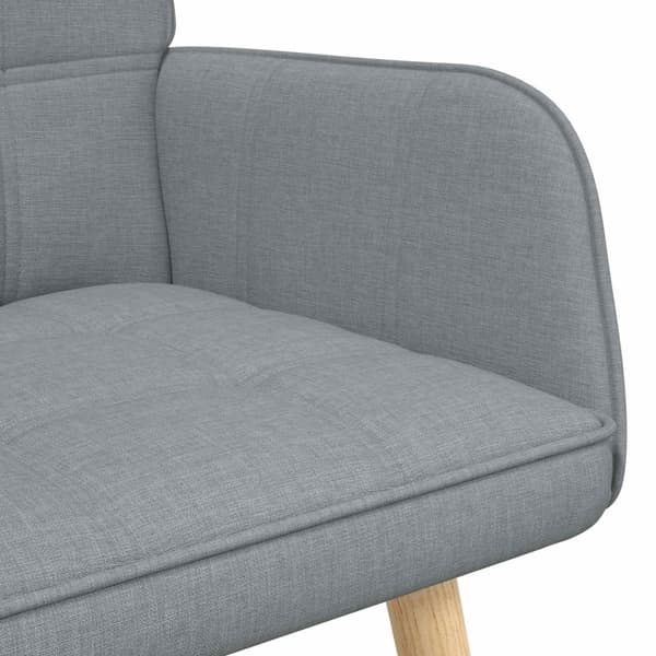 Tvåsitssoffa Ljusgrå 115 x 61 x 87 cm tyg