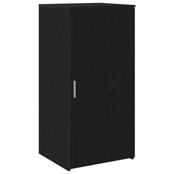 Receptionsdisk svart ek 155x50x103,5 cm konstruerat trä