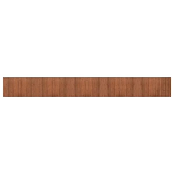 Matta rektangulär brun 60x500 cm bambu