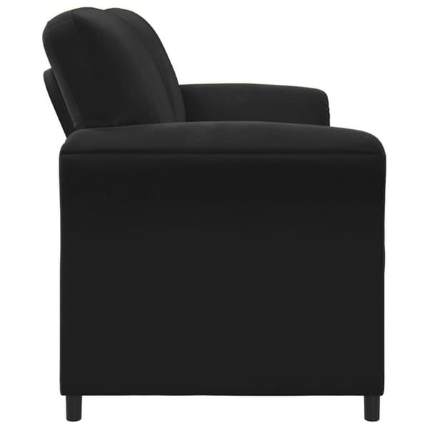 2-sits soffa Svart 138 x 83 x 95 cm Sammet